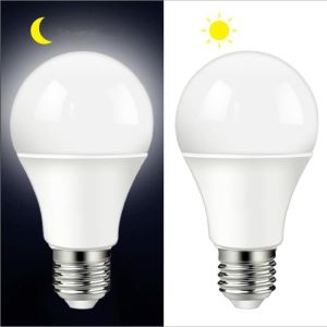 ARILUX® E27 A60 9W 620LM Warm White Pure White Dusk to Dawn LED Sensor Globe Light Bulb AC100-240V - אורות ותאורה