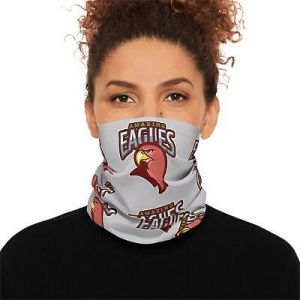 Eagle Neck Gaiter, Custom Eagle Design, Lightweight Face Cover